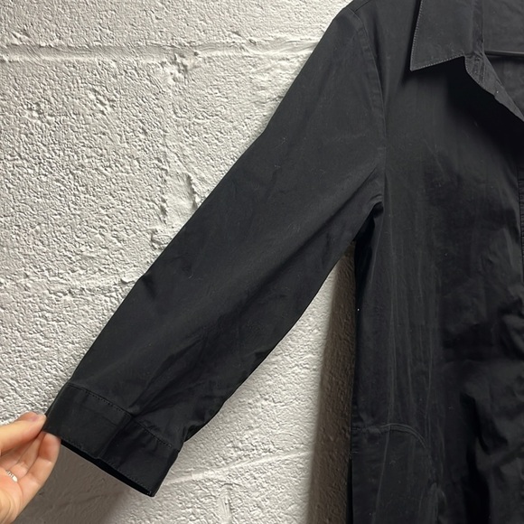 Lafayette 148 Black Button down with pockets sz 8 - Picture 5 of 7